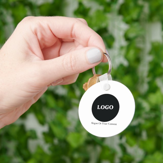 Chaveiro Logotipo Empresarial Personalizado – Adicione Seu  (Mão)