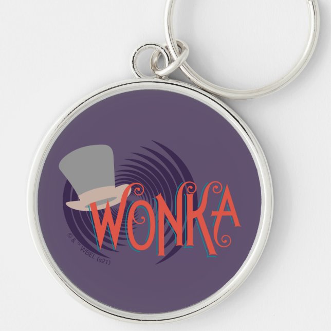 Chaveiro Logotipo espiral Wonka (Frente)