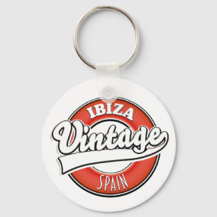 Chaveiro Logotipo estilo vintage de Ibiza Espanha