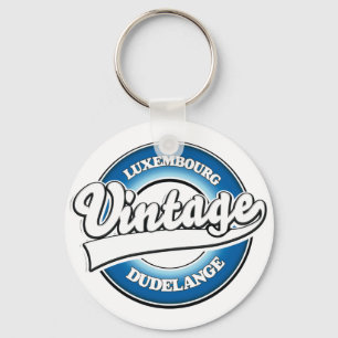 Chaveiro logotipo estilo vintage Dudelange luxemburgo