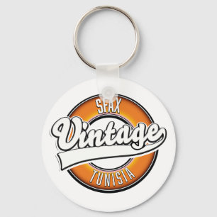 Chaveiro logotipo estilo vintage Sfax Tunísia