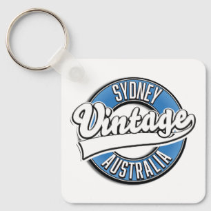 Chaveiro logotipo estilo vintage Sydney Austrália