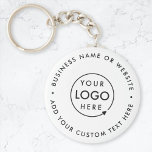 Chaveiro Logotipo para empresas | Mínimo — Simples Profissi<br><div class="desc">Um simples modelo de negócios branco personalizado em um estilo moderno minimalista que pode ser facilmente atualizado com o logotipo e o texto de sua empresa. Se você precisar de ajuda para personalizar este produto, entre em contato comigo usando o botão de mensagem e terei todo o prazer em ajudá-lo....</div>