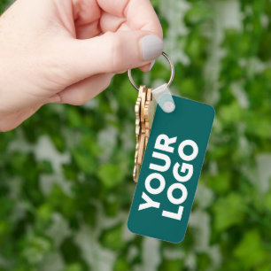 Chaveiro Logotipo personalizado da empresa no Blue-Green Co