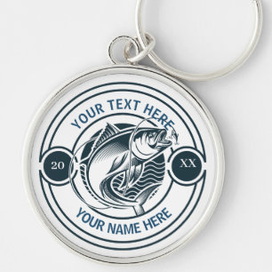 Chaveiro Logotipo Personalizado de Pesca de Robalo
