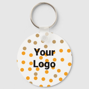 Chaveiro Logotipo personalizado simples e elegante aqui, em