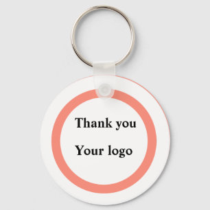 Chaveiro Logotipo personalizado simples e elegante aqui na