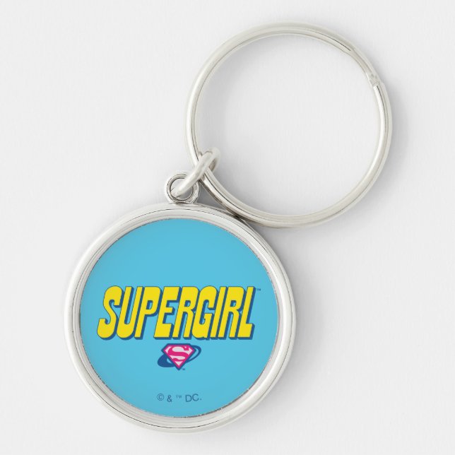 Chaveiro Logotipo Pop Supergirl (Frente)