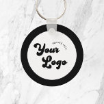Chaveiro Logotipo preto e branco clássico Ke de Promocional<br><div class="desc">Promova sua empresa com este chaveiro simples,  com logotipo personalizado. Adicione facilmente seu logotipo clicando na opção "personalizar".</div>