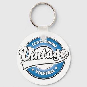 Chaveiro logotipo retrô de Vianden luxemburgo