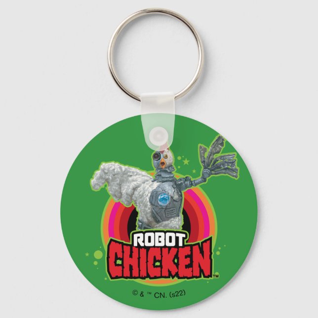 Chaveiro Logotipo Robot Chicken (Frente)
