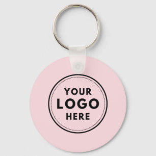 Chaveiro Logotipo rosa personalizado empresa profissional