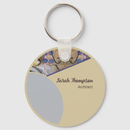 Chaveiro Logotipo simples do código QR do Promocional para