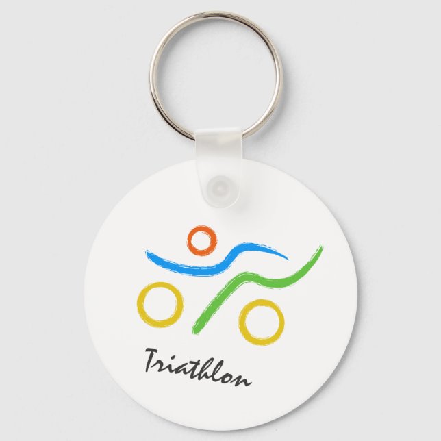 Chaveiro Logotipo Triathlon (Frente)