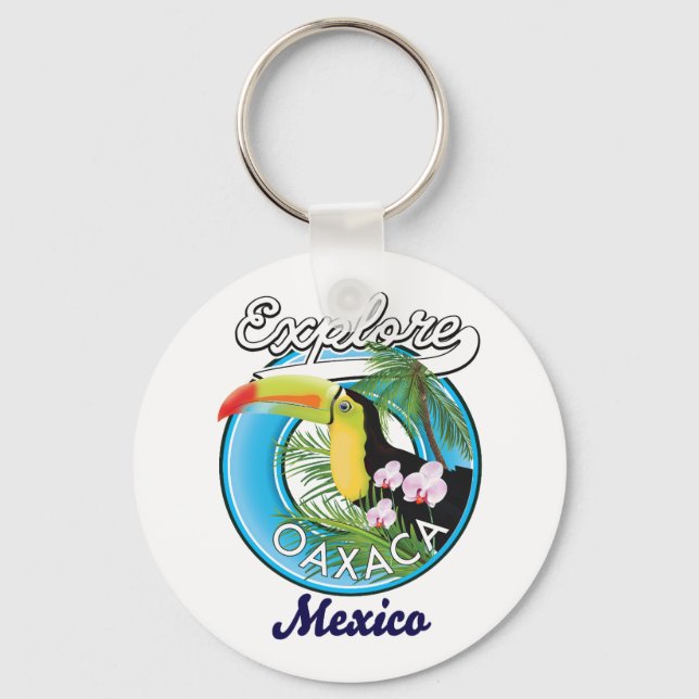 Chaveiro Logotipo viagem do Oaxaca Mexico (Frente)