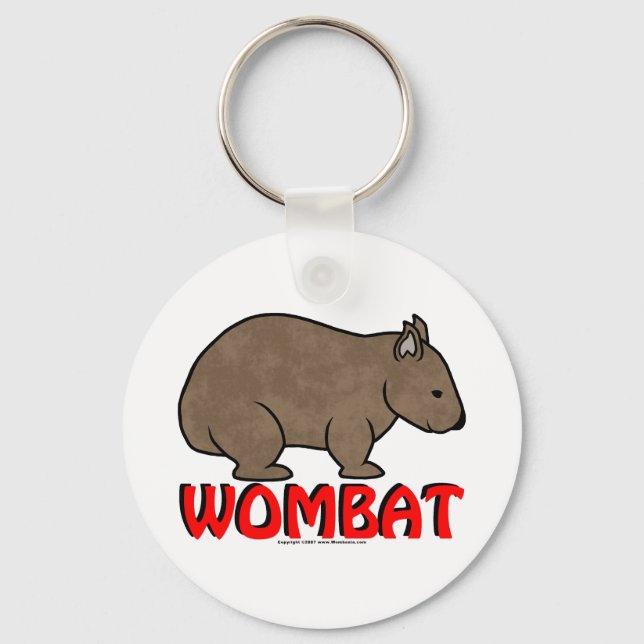 Chaveiro Logotipo Wombat (Frente)