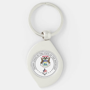 Chaveiro Loja de Freemasonry do estado de Michigan