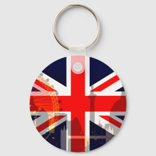 Chaveiro London-British Flag_