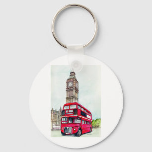 Chaveiro London Bus e Big Ben