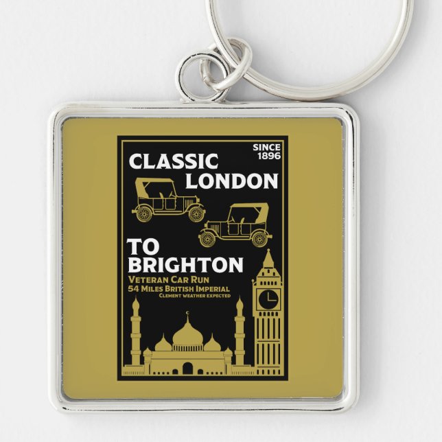 Chaveiro London Para Brighton Veteran Car Run (Frente)