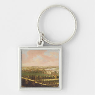 Chaveiro Londres do monte de Greenwich, c.1680 (óleo em