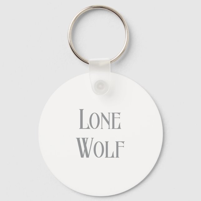 Chaveiro Lone Wolf Male Sigma Modern Minimalist (Frente)