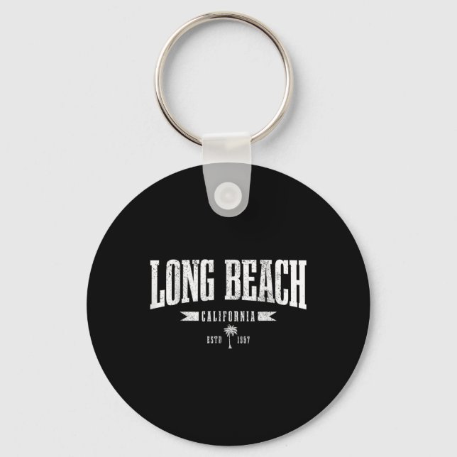 Chaveiro Long Beach California Est. 1897 Vintage (Frente)