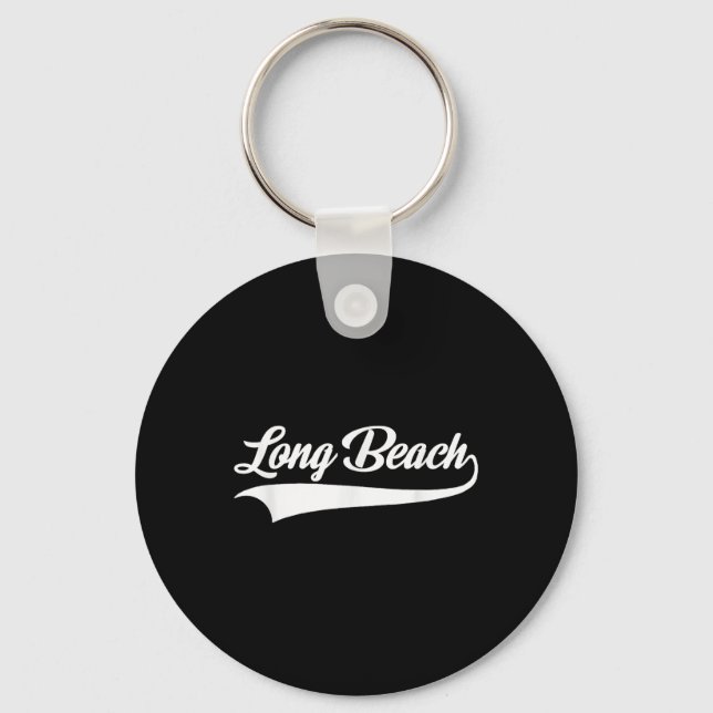 Chaveiro Long Beach - California - Throwback Design - Cliqu (Frente)