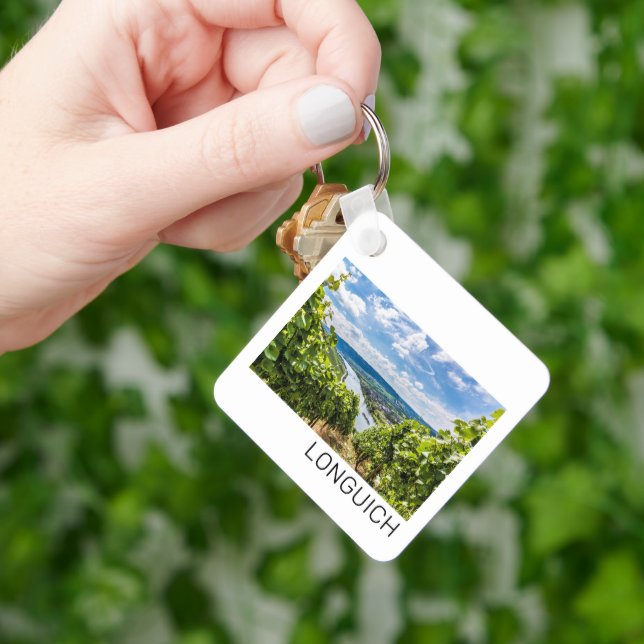 Chaveiro Longuich Moselle Vineyard Panorama Alemanha (Mão)