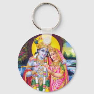 Chaveiro Lord Krishna e Radha
