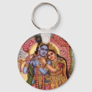 Chaveiro Lord Krishna e Radha