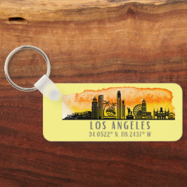 Chaveiro Los Angeles Skyline Latitude e Longitude