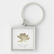 LOTUS BRANCO DOURADO E GLAMOROSO SALVE O PRESENTE 