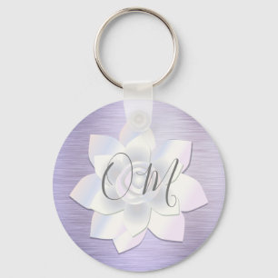 Chaveiro Lotus de Lavanda Elegante OM