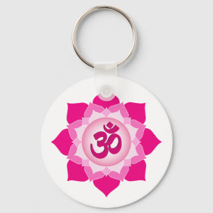 Chaveiro Lótus rosa