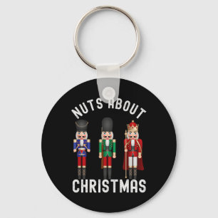 Chaveiro Louco por Natal Diversão Pastel Quebra-Nozes de Na