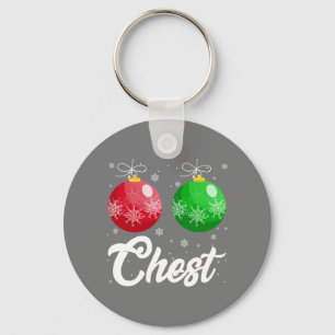 Chaveiro Loucos de peito Casal de Natal Correspondente