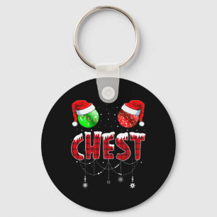 Chaveiro Loucos de tórax Camisa de Natal Correspondente ao 