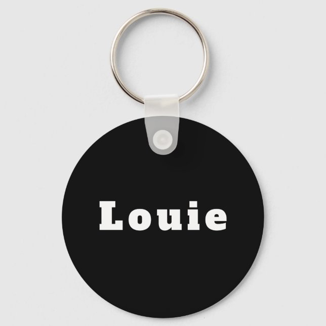 Chaveiro Louie schwarz weiß (Frente)