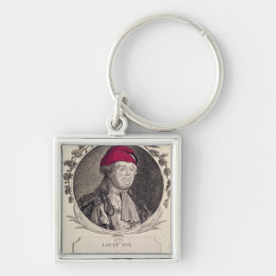 Chaveiro Louis XVI que vestem uma capota phrygian