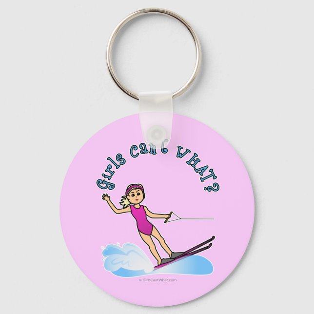 Chaveiro Loura Female Water Skier (Frente)