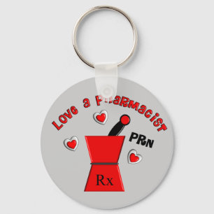 Chaveiro "Love A Pharmacist PRN" Ofertas Exclusivas