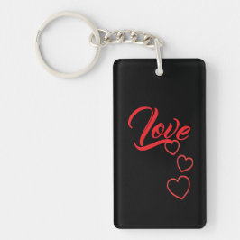 Chaveiro Love Acrylic Keychain