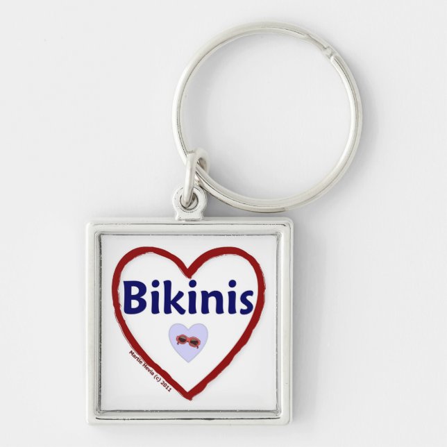 Chaveiro Love Bikinis (Frente)