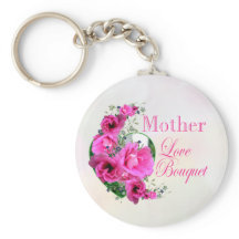 Love Buquê Key Chain for Dia de as mães