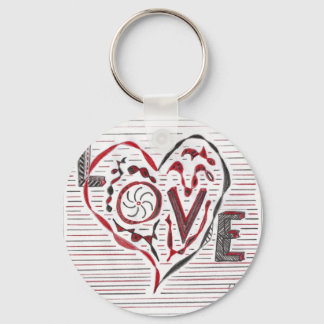 Chaveiro Love Doodle