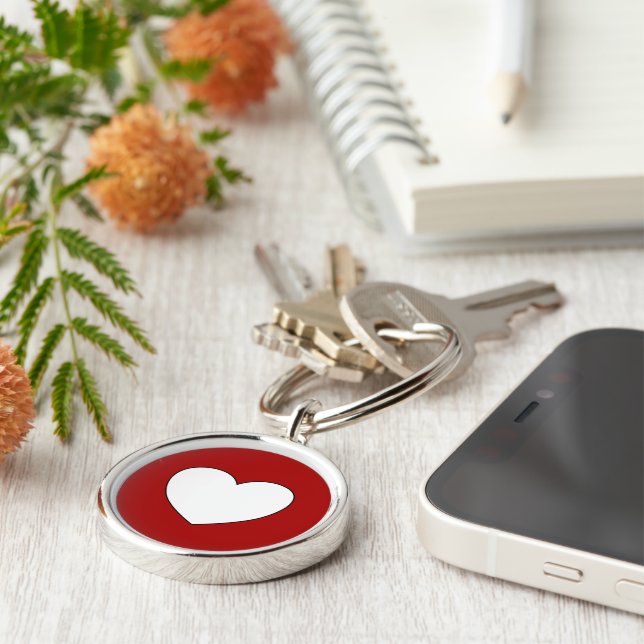 Chaveiro Love Heart Keychain (Lateral)