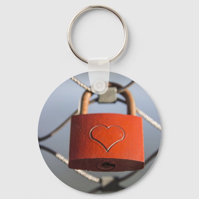 Chaveiro Love Heart Padlock (Frente)