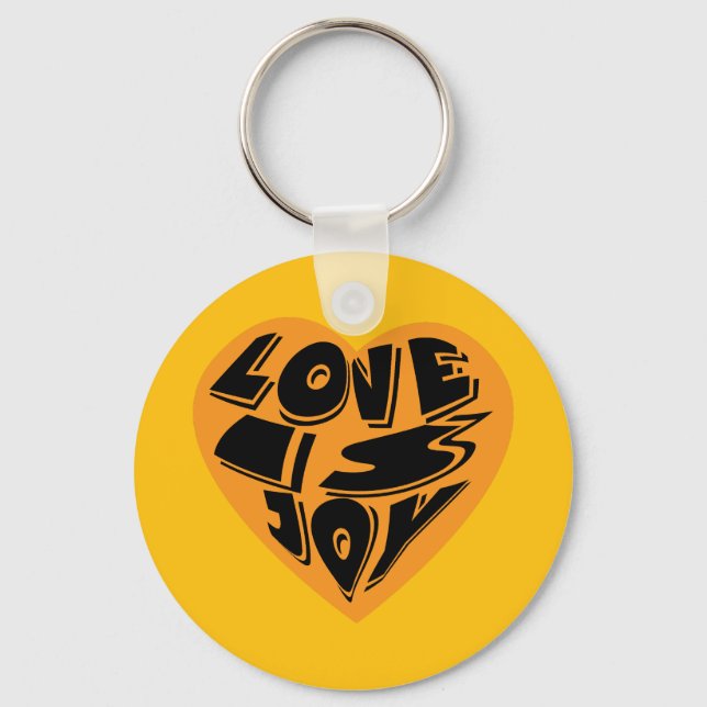 Chaveiro Love is Joy (Frente)
