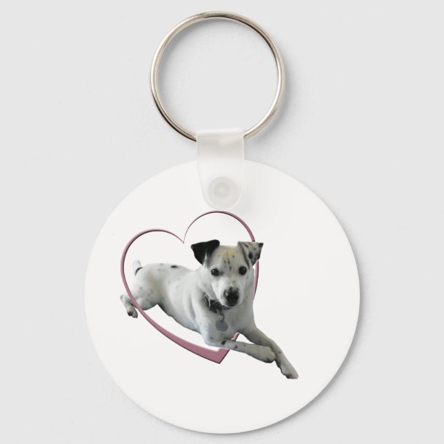 Chaveiro Love Jack Russell Dog Gifts (Frente)